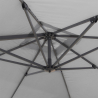 Dwuramienny aluminiowy parasol ogrodowy 3x3 Oslo Koszt