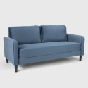 Materiałowa kanapa 3-osobowa nowoczesny design do salonu Portland Sprzedaż