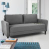 Materiałowa kanapa 3-osobowa nowoczesny design do salonu Portland Wybór