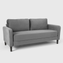 Materiałowa kanapa 3-osobowa nowoczesny design do salonu Portland Cechy