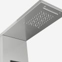 Panel prysznicowy ze stali nierdzewnej z hydromasażem i wyświetlaczem LED Abano Cechy