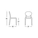 Krzesło kuchenne lub barowe Scab Gio Sprzedaż