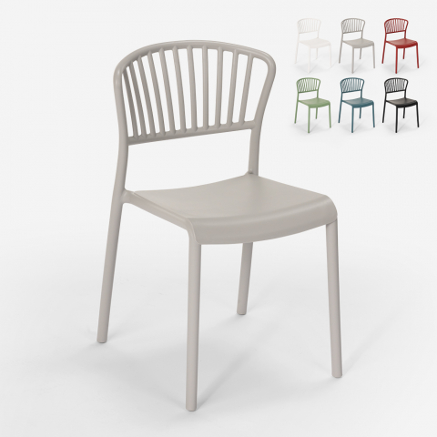 Krzesło polipropylenowe nowoczesny design do kuchni lub baru Vivienne