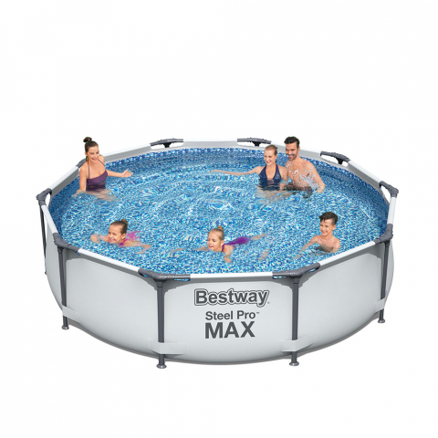 Basen ogrodowy, okrągły Bestway 56416 Steel Pro Max Pool Set 366x76cm