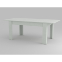 Biały wysuwany stół do jadalni 160-210x90cm, drewniany Jesi Larch Oferta