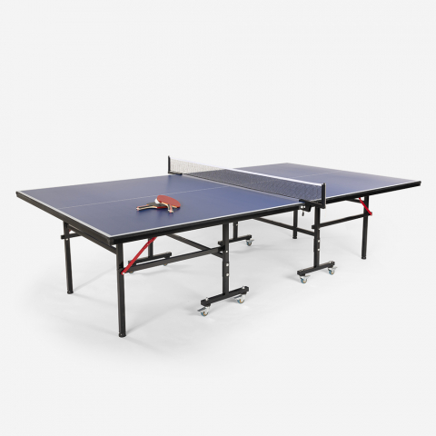 Stół do ping ponga 274x152.5 cm, składany z siatką pileczkami i rakietkami Booster