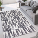 Szary dywan w nowoczesnym stylu krótki włos GRI005 Promocja