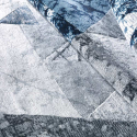 Szaro-niebieski dywan w nowoczesnym stylu krótki włos CEL007 Oferta