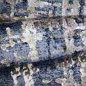 Szaro-niebieski dywan w nowoczesnym stylu krótki włos BLU001 Oferta