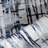 Szaro-niebieski dywan w nowoczesnym stylu krótki włos CEL001 Oferta