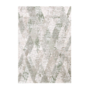 Szaro-zielony dywan z geometrycznym wzorem, krotki włos VER001 Sprzedaż