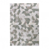 Szaro-zielony dywan z geometrycznym wzorem, krotki włos VER002 Sprzedaż