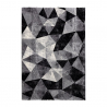Szaro-czarny dywan z geometrycznym wzorem, krótki włos Milano GRI011 Sprzedaż