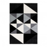 Szaro-czarny dywan z geometrycznym wzorem, krótki włos Milano GRI013 Sprzedaż