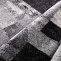 Szaro-czarny dywan z geometrycznym wzorem, krótki włos Milano GRI012 Oferta