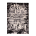 Szaro-czarny dywan z nowoczesnym wozrem, krotki włos Milano GRI007 Sprzedaż