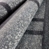 Szaro-czarny dywan z geometrycznym wzorem, krótki włos Milano GRI015 Oferta