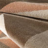 Szaro-brązowy dywan z geometrycznym wzorem, krótki włos Milano GLO006 Oferta