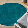 Niebieski dywan StressFree Milano, okrągły PET101TD Promocja