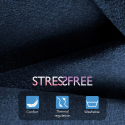 Ciemnoniebieski dywan StressFree, okrągły Milano BLU102TD Sprzedaż
