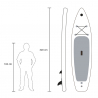 Dmuchana deska do surfingu 10'6 320 cm Traverso 