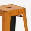 stołek barowy metalowy styl industrialny vintage Lix steel stale 
