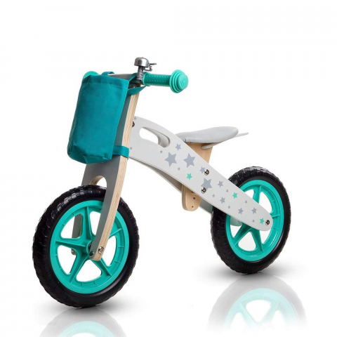 Drewniany rowerek równoważny bez pedałów dla dzieci