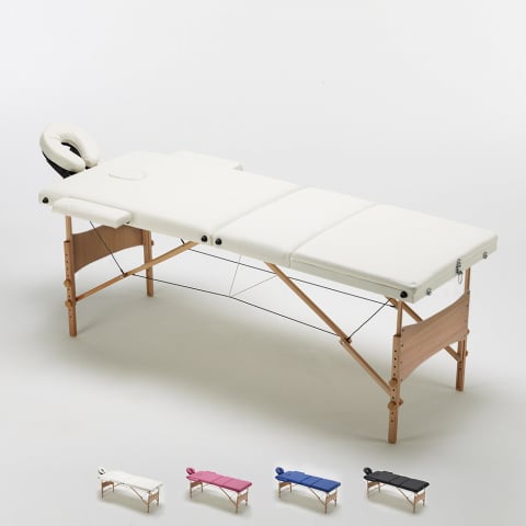 Przenośny składany drewniany stół do masażu 215cm Reiki Promocja