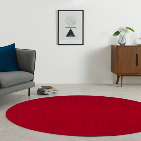 Czerwony dywan, okrągły 80 cm Casacolora CCTOROS Promocja