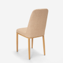 Krzesło kuchenne z efektem drewna Davos Light Katalog
