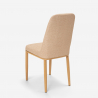 Krzesło kuchenne z efektem drewna Davos Light Katalog