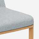 Krzesło kuchenne z efektem drewna Davos Light Środki