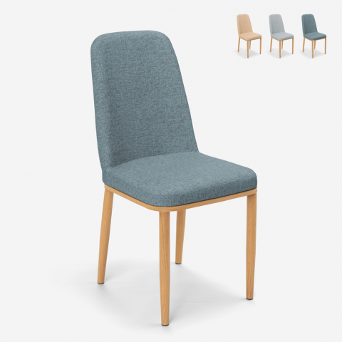 Krzesło kuchenne z efektem drewna Davos Light Promocja