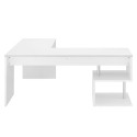 Białe narożne biurko 180x160 Cm Vilnis Sprzedaż
