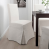Materiałowe krzesło z drewnianymi nogami oraz poszewką henriksdal Comfort Luxury 
