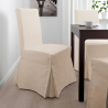 Materiałowe krzesło z drewnianymi nogami oraz poszewką henriksdal Comfort Luxury 