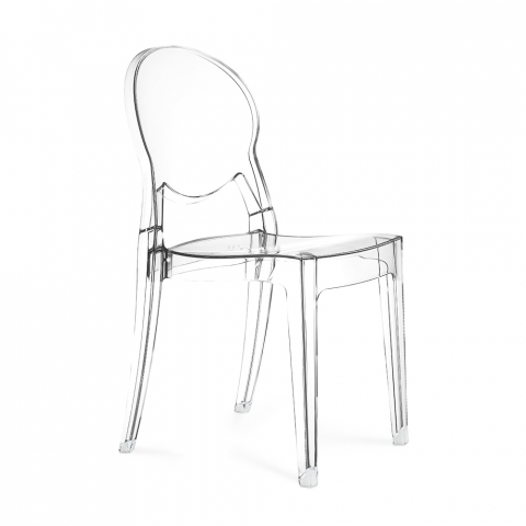 Krzesło kuchenne lub barowe, przeroczyste Scab Igloo Promocja