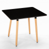 Drewniany stół do jadalni, kwadratowy 80x80 cm Fern Katalog