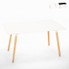 Drewniany stół do jadalni 120x80 cm, prostokątny Corn Promocja