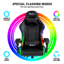 Fotel gamingowy LED RGB, ergnomiczny z 2 poduszkami The Horde Cena