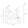 Rowerek stacjonarny Fit Bike 8kg Minerva 