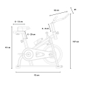 Rowerek stacjonarny Fit Bike 10kg Athletica 