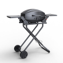 Grill gazowy BBQ ze stali nierdzewnej 1 palnik, na kółkach Bernese Fr Promocja
