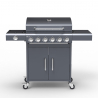 Grill gazowy ze stali nierdzewnej 6 palników na kółkach Creola De Oferta