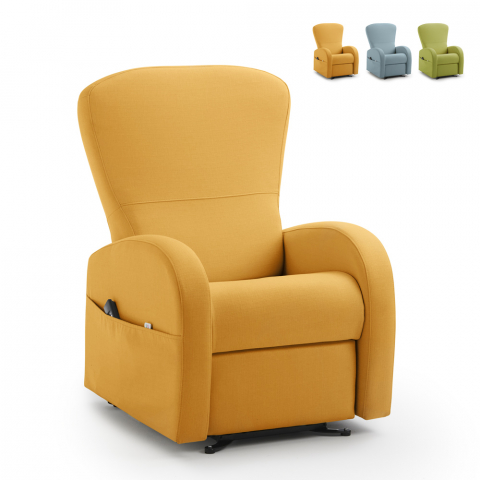 Elektryczny fotel relaksacyjny,rozkładany Roller System Greta Promocja