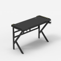 Biurko gamingowe 120x60cm uchwyt na picie i słuchawki Sportbot 120 LED Rabaty