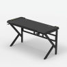 Biurko gamingowe 160x60cm uchwyt na picie i słuchawki Sportbot 160 LED Zakup