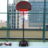 Kosz do koszykówki na kółkach z regulowaną wysokością 160 - 210 cm LA Sprzedaż