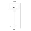 Kosz do koszykówki na kółkach z regulowaną wysokością 250 - 305 cm NY Model