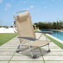 Krzesło plażowe z rozkładanymi podłokietnikami model Gargano Katalog